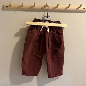 ZARA | Kids Burgundy Balloon Pants | 2T